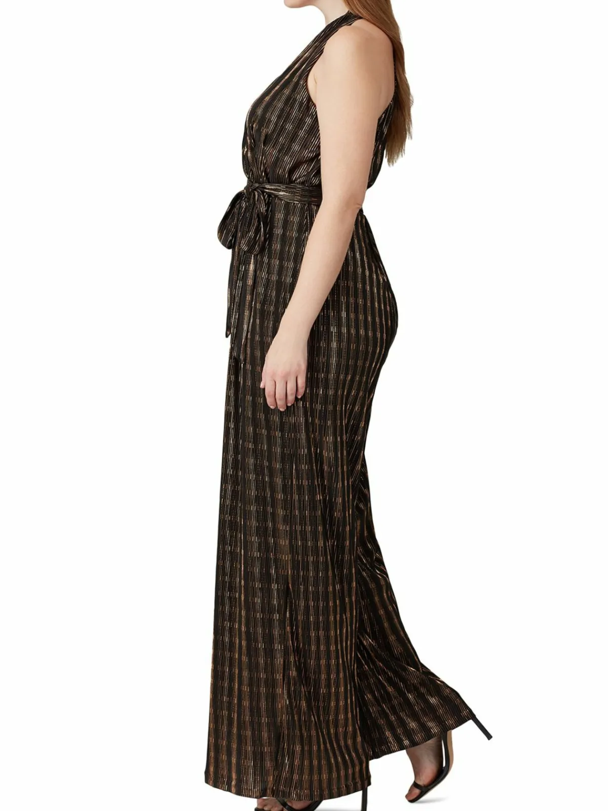 Women Hutch Tali Striped Surplice Jumpsuit