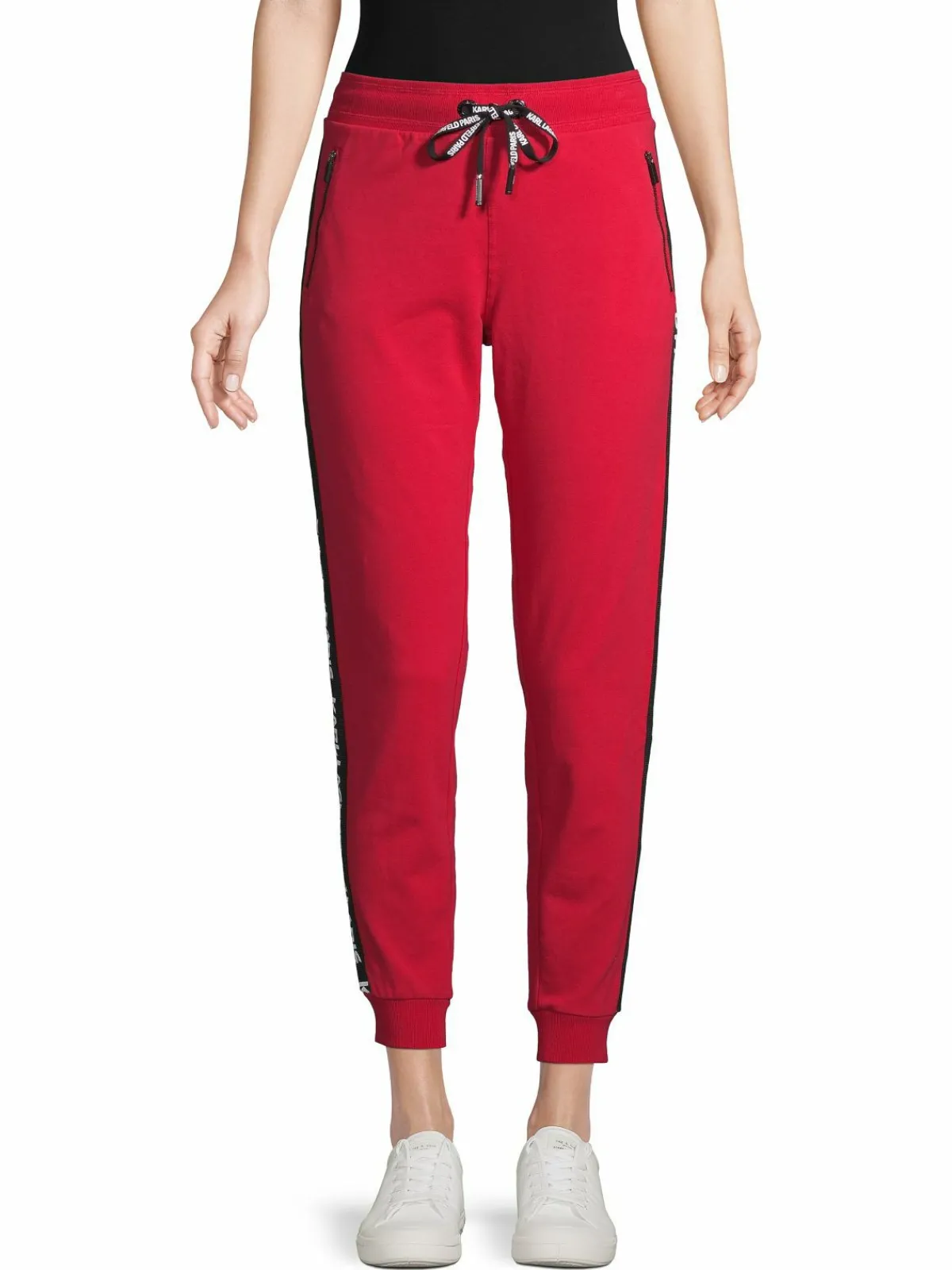 Women Karl Lagerfeld Paris Tape Logo Jogging Pants