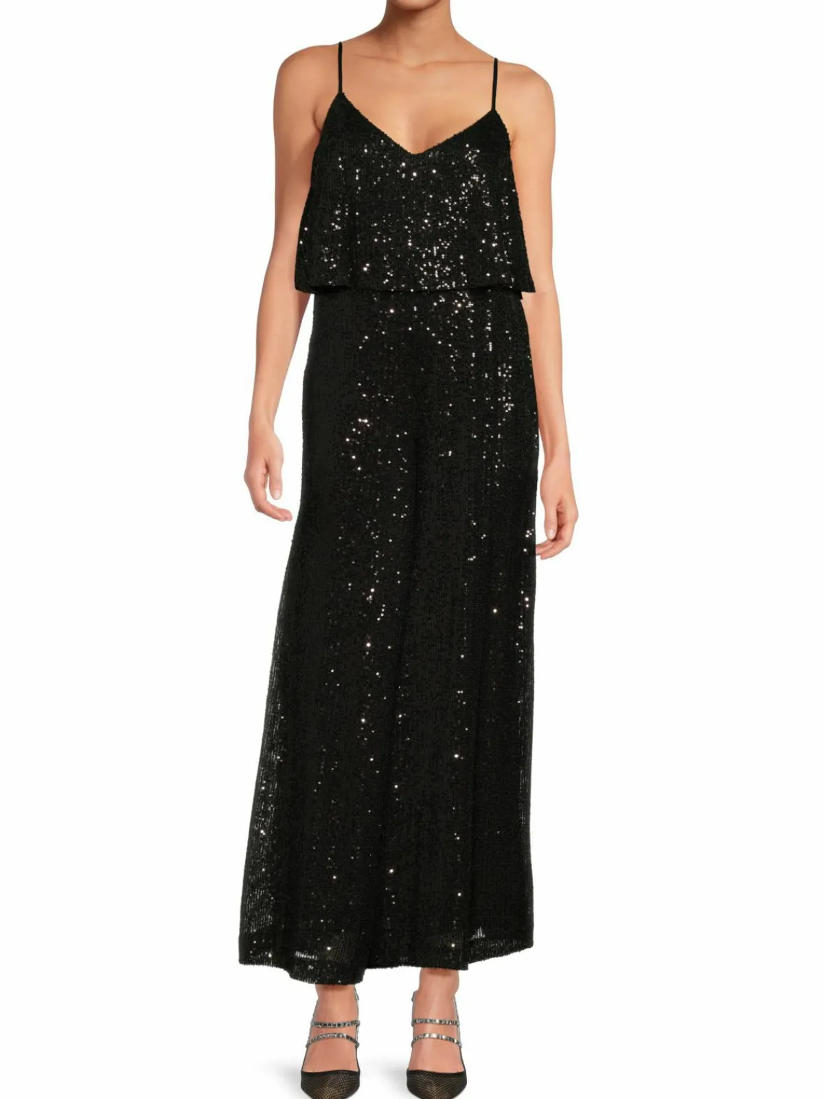 Women RACHEL Rachel Roy Tara Sequin Jumpsuit