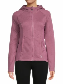 Women Spyder Textured Hoodie