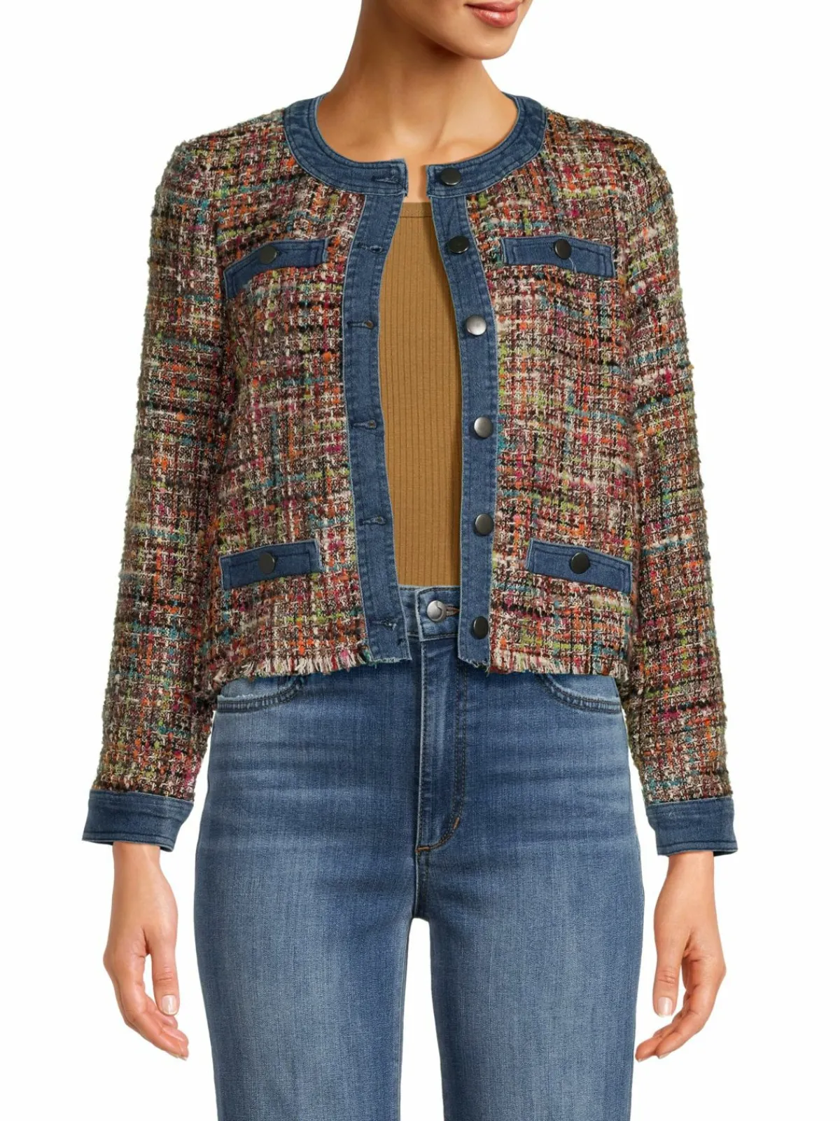 Women Ecru Textured Jacket
