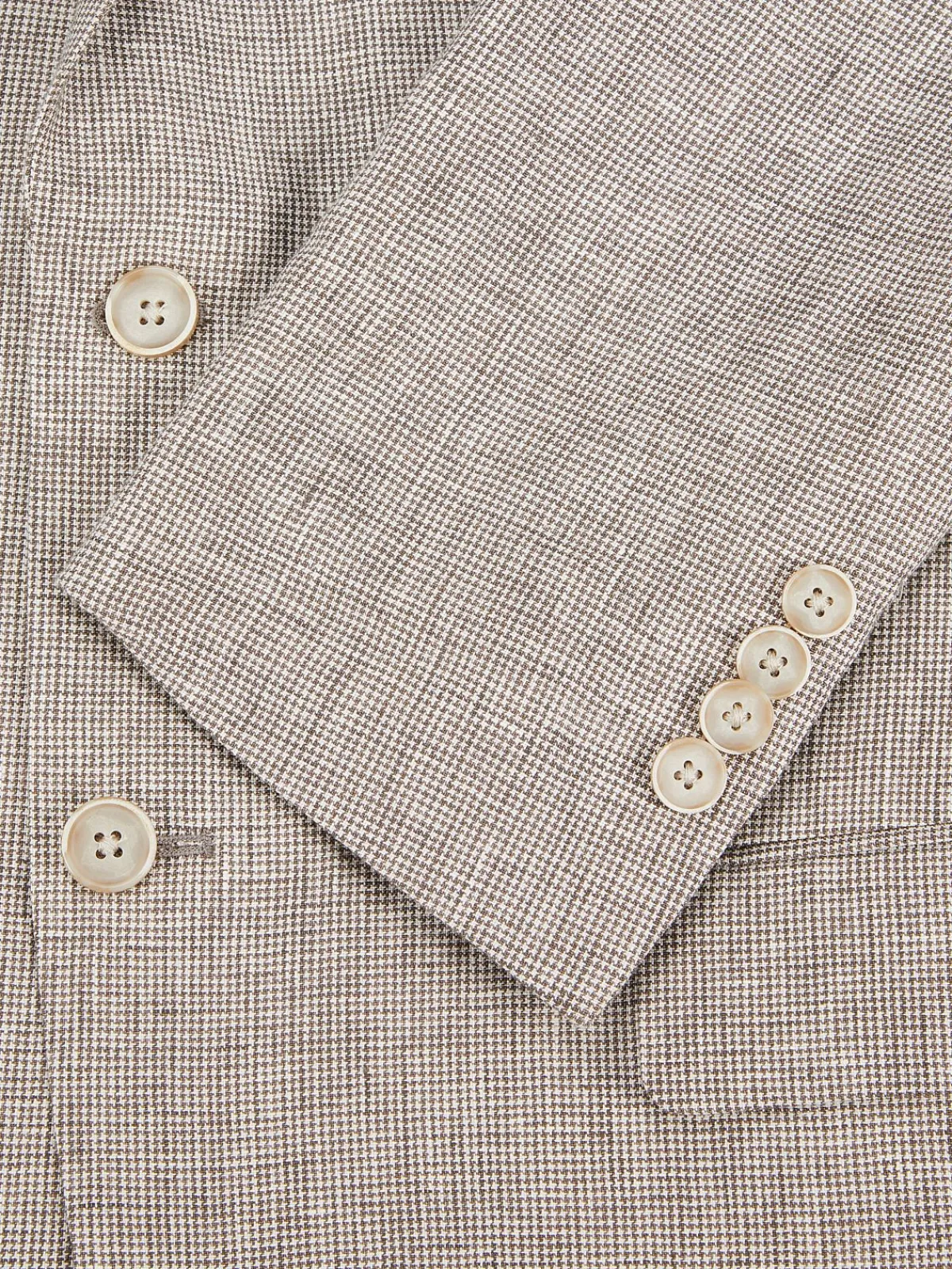 Tallia Blazers & Sportcoats|Textured Linen Sportcoat Taupe Cream