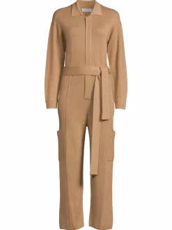 Women Naadam Textured Merino Wool Blend Jumpsuit