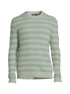 Saks Fifth Avenue Sweaters|Textured Stripe Cashmere Crewneck Sweater