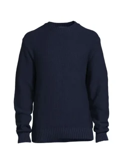 Slate & Stone Sweaters|Textured Wool Blend Sweater Blue
