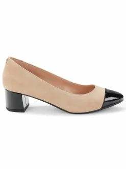 Cole Haan The Go To Cap Toe Suede Pumps