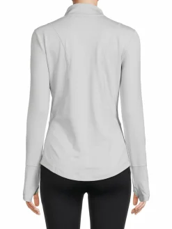 Women Spyder Thumbhole Cuff Zip Up Pullover