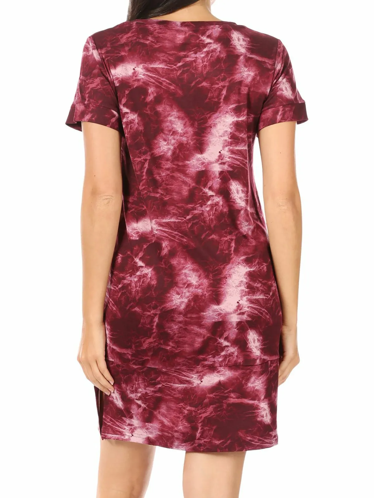 Women BCBGMAXAZRIA Tie Dye Pj Shirt Dress