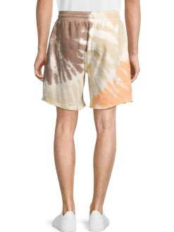 Eleven Paris Shorts|Tie-Dye Shorts Coral Sand