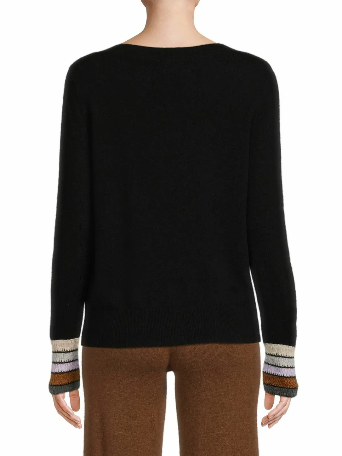Women Lisa Todd Tipped Wool & Cashmere Sweater