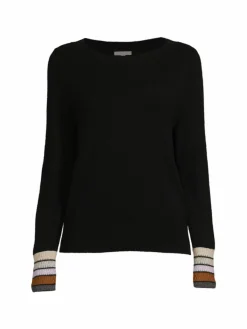Women Lisa Todd Tipped Wool & Cashmere Sweater
