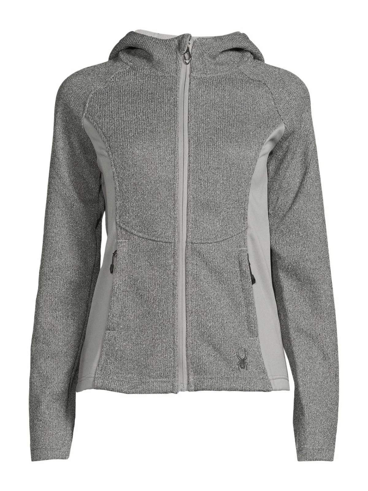 Women Spyder Tone On Tone Textured Hooded Jacket