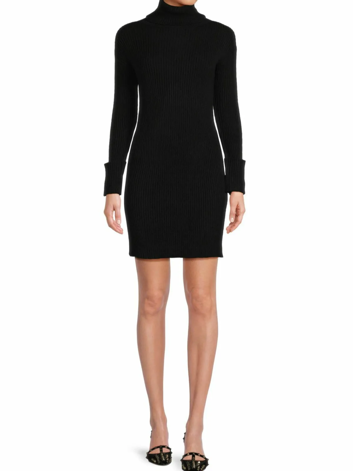 Women Renee C. Turtleneck Bodycon Mini Sweater Dress