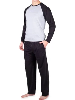 SLEEPHERO Loungewear, Sleepwear & Robes|Two-Piece Colorblock T-Shirt & Pants Set Light Heat