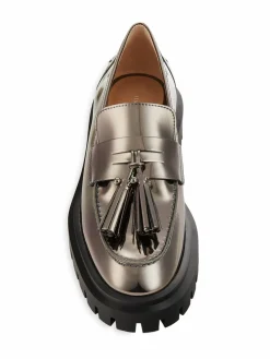 Stuart Weitzman Ultra Lug Tassel Loafers
