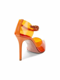 Amina Muaddi Ursinagl See Through Pumps