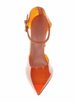 Amina Muaddi Ursinagl See Through Pumps