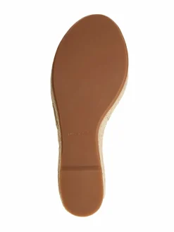 L'AGENCE Valetta Leather Espadrille Wedge Sandals