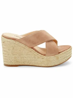 L'AGENCE Valetta Leather Espadrille Sandals
