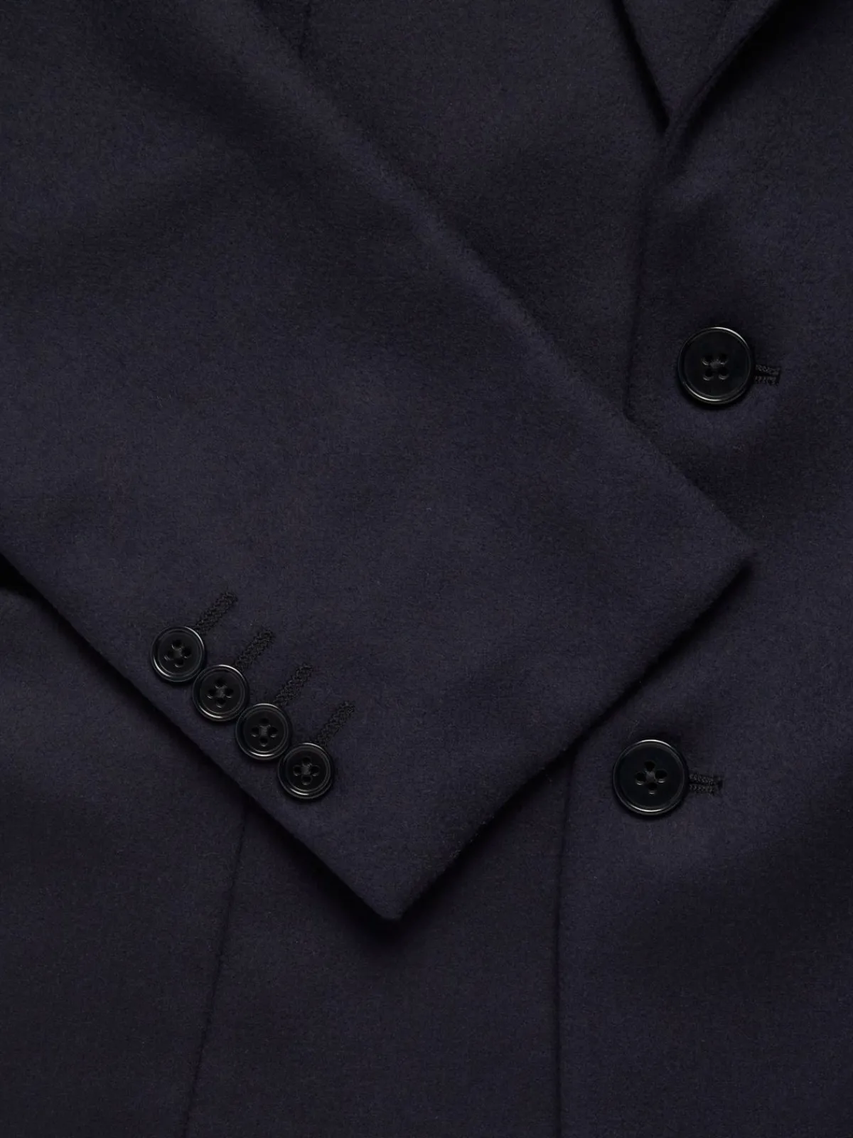 Armani Collezioni Cashmere|Virgin Wool & Cashmere Blazer Solid Blue