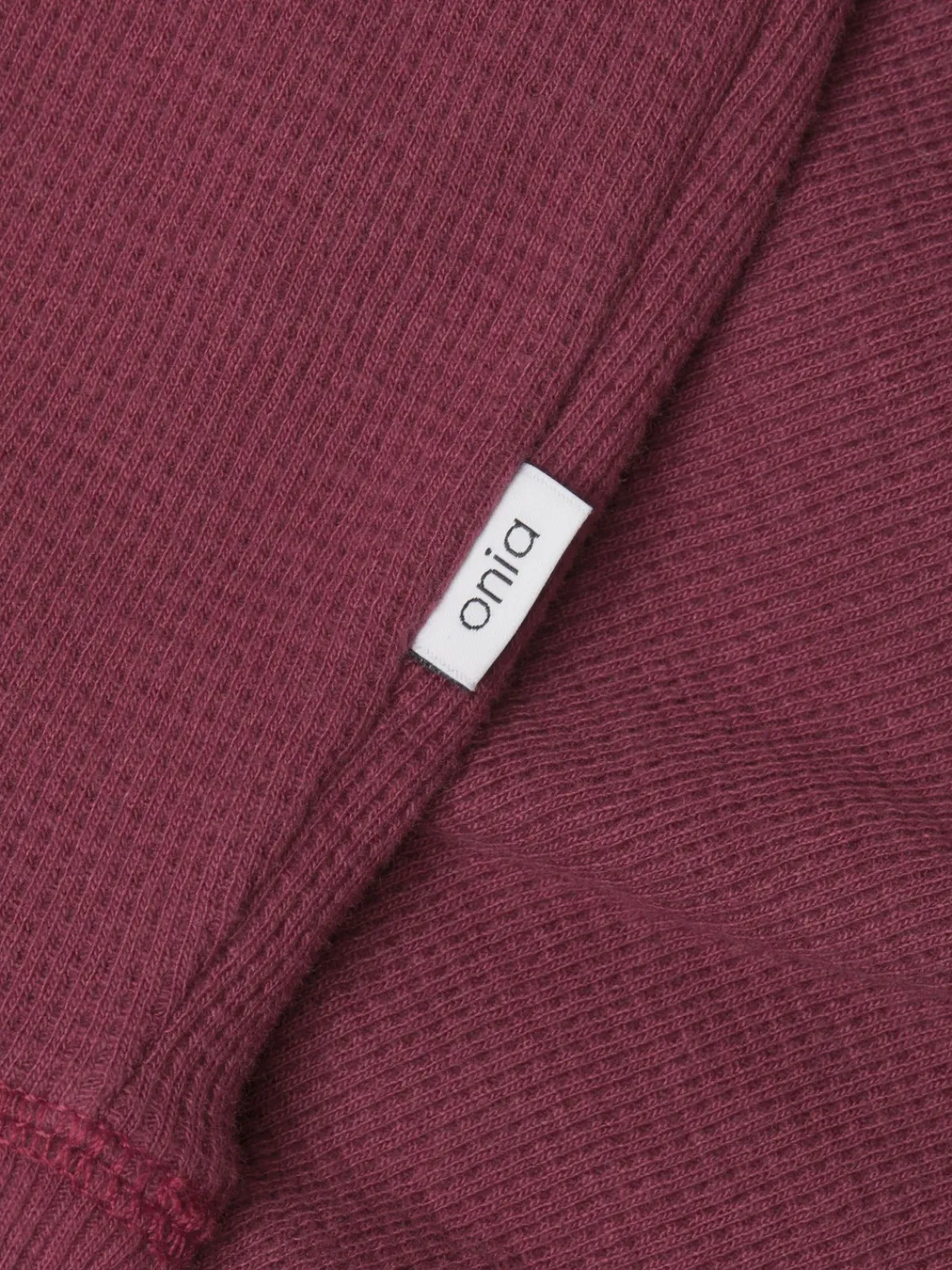 Onia Sweatshirts & Hoodies|Waffle Cotton Button Hoodie