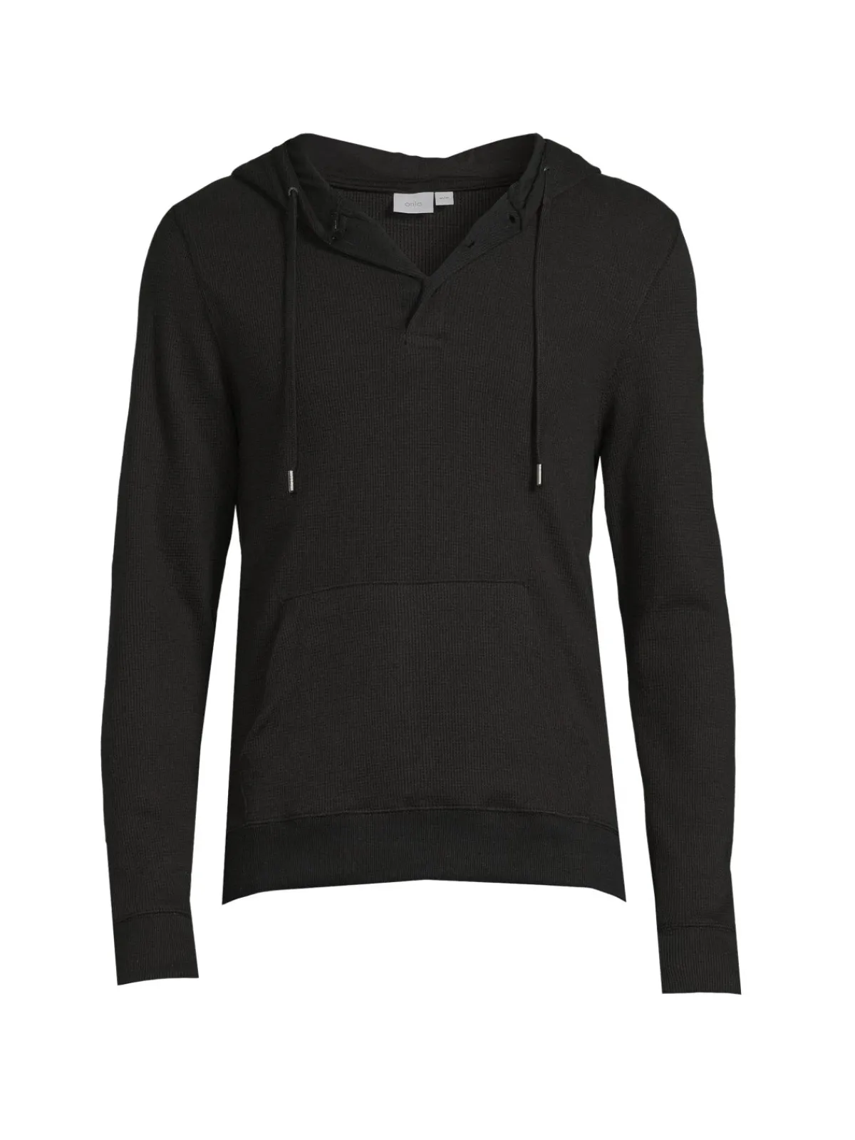 Onia Sweatshirts & Hoodies|Waffle Cotton Button Hoodie