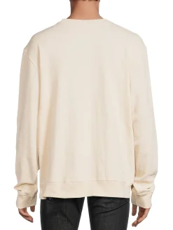 Saks Fifth Avenue Sweatshirts & Hoodies|Waffle Knit Crewneck Sweatshirt