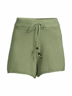 Women Onia Waffle Knit Drawstring Shorts