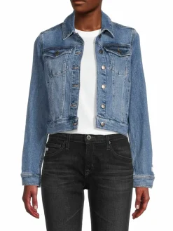Women Joe's Jeans Washed Cropped Demin Jacket