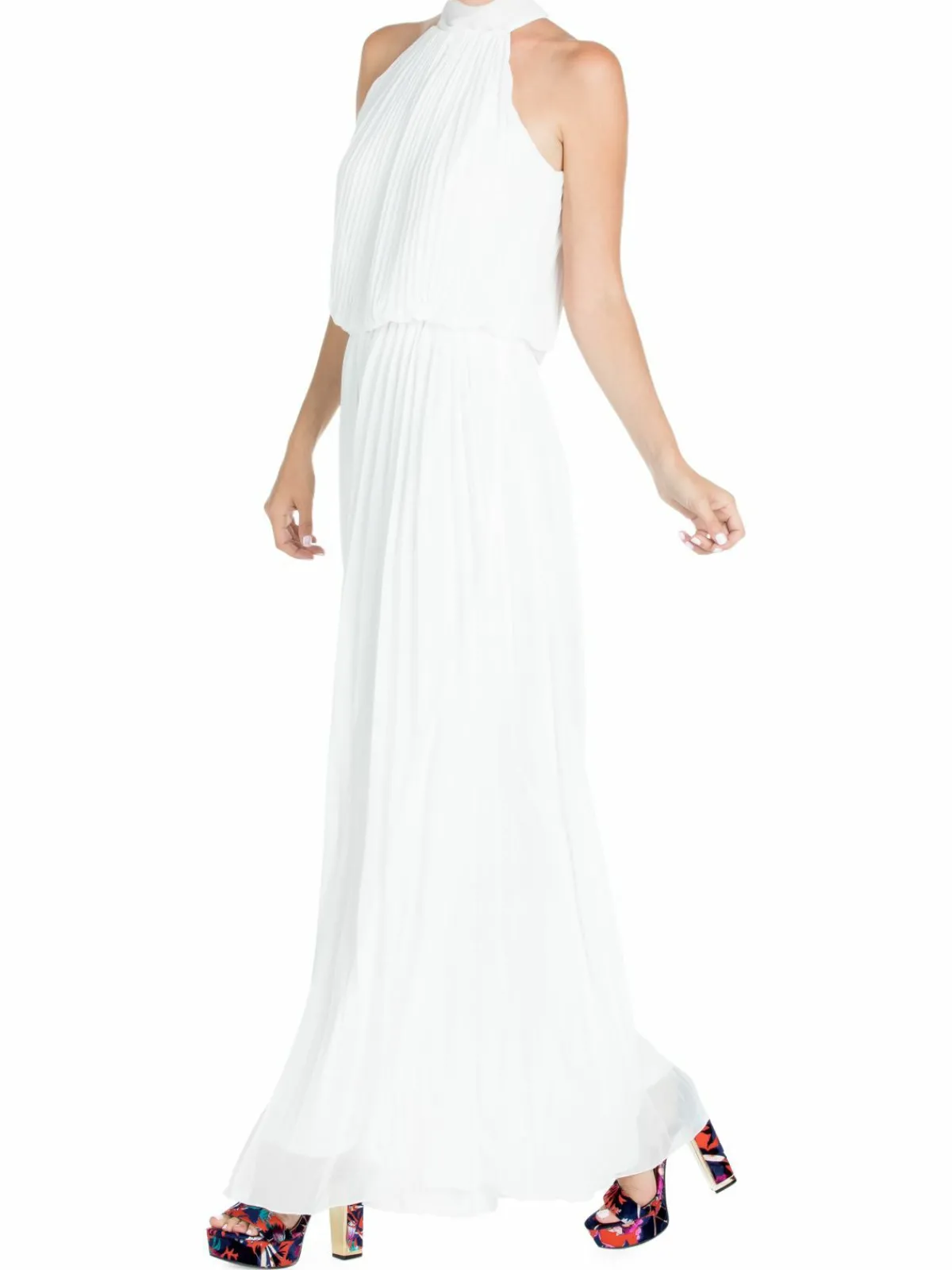 Women MEGHAN LA Wild Orchid Pleat Jumpsuit