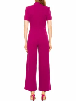 Women Alexia Admor Willow Wide Leg Jumpsuit