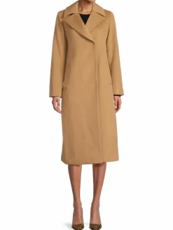 Women Sofia Cashmere Wool Blend Overcoat