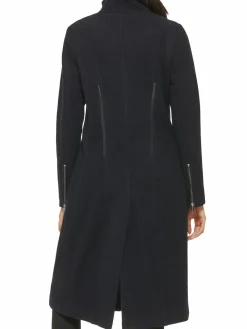 Women Guess Wool Blend Peacoat