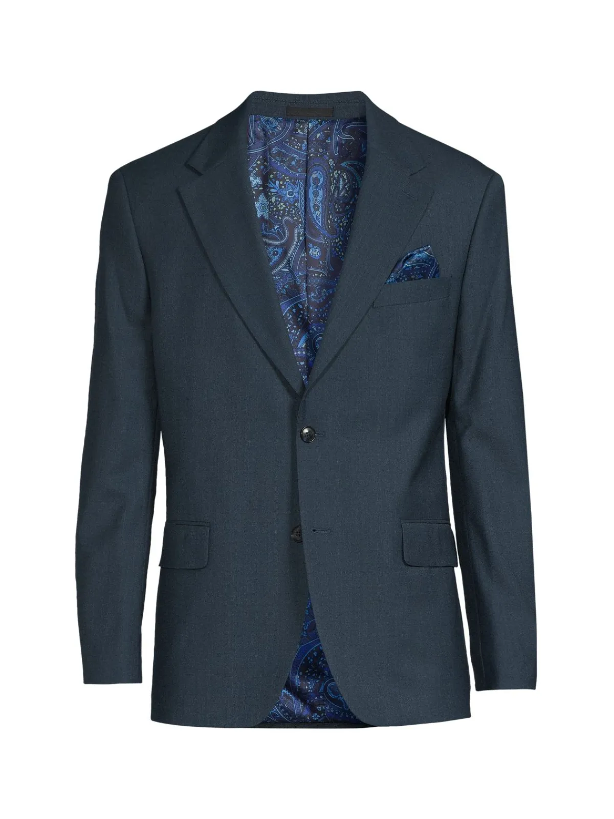 Tallia Blazers & Sportcoats|Wool Blend Single Breasted Blazer Dark Teal