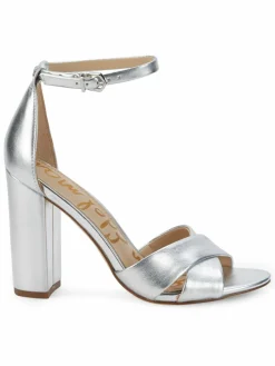 Sam Edelman Yancy Block-Heel Crossover Sandals