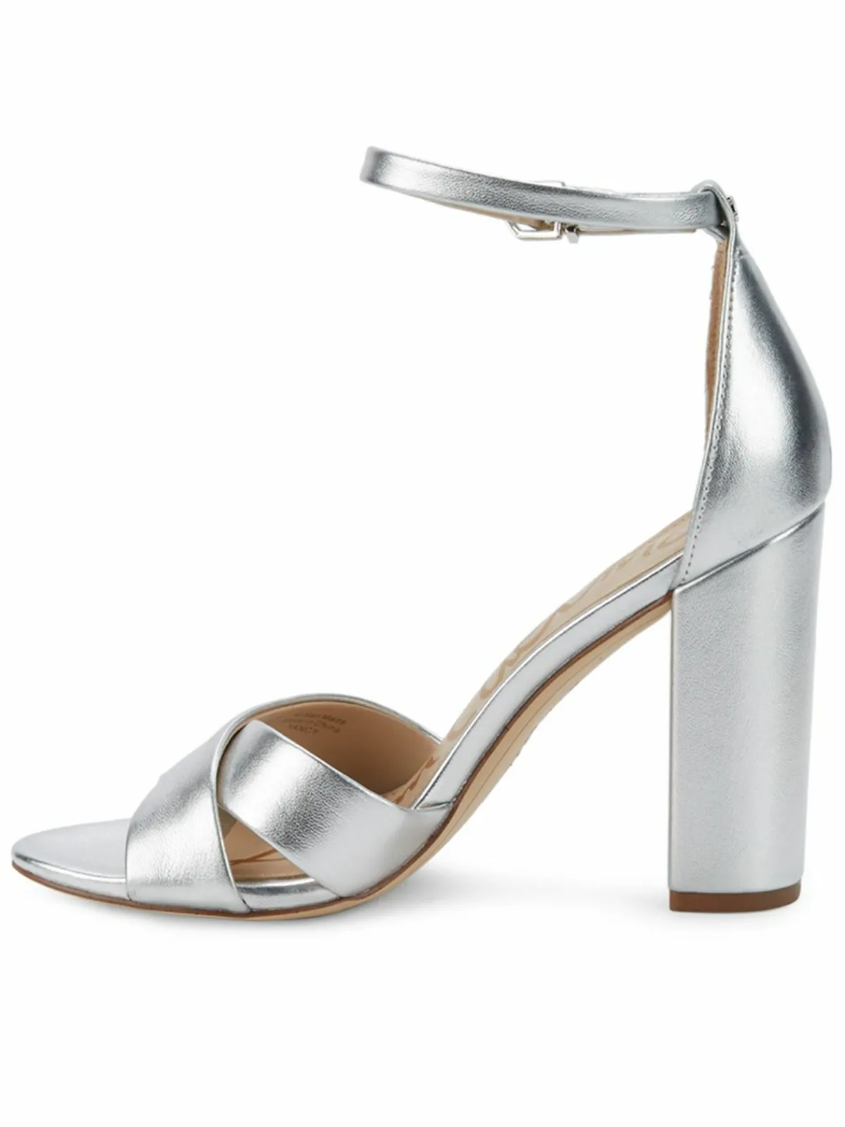 Sam Edelman Yancy Block-Heel Crossover Sandals