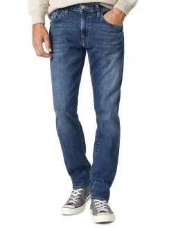 Mavi Jeans|Zach High Rise Straight Leg Jeans Dark Brush Blue