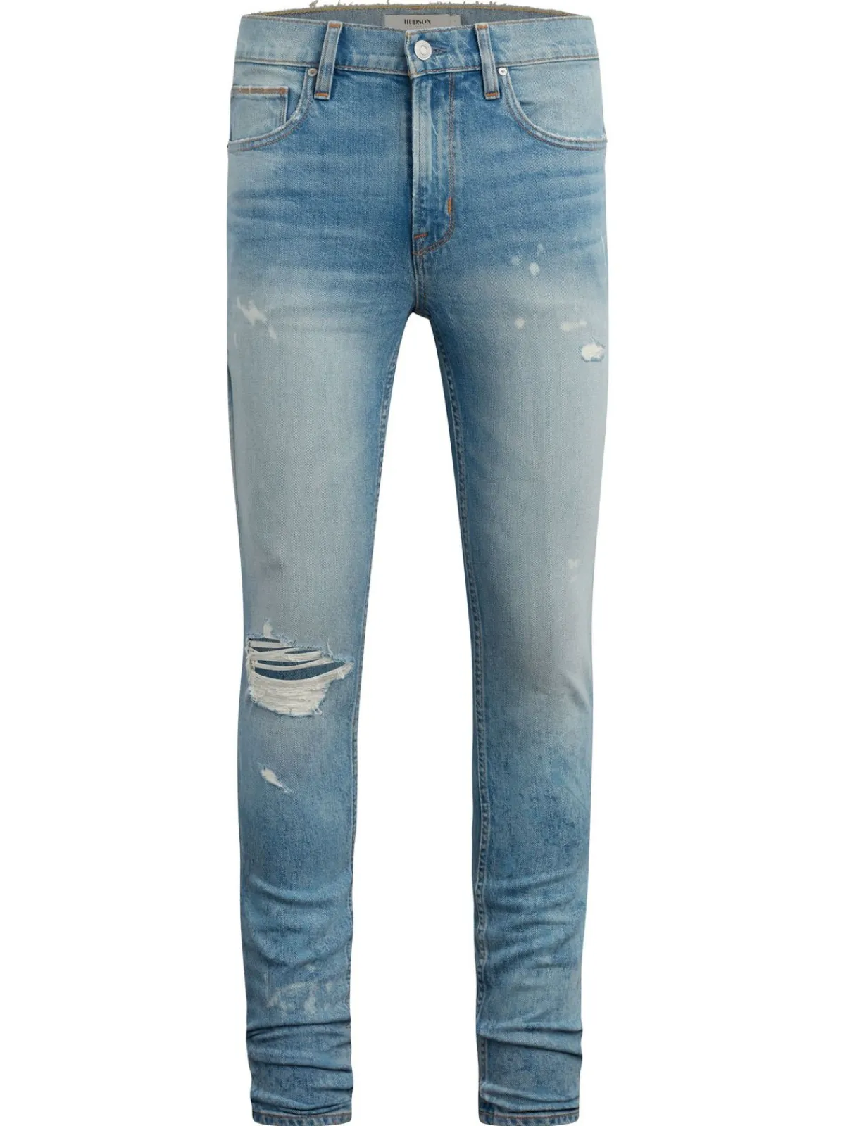 Hudson Jeans|Zack Side Zip Skinny Jeans Blue